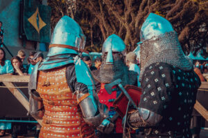 Cavaleiros em batalha